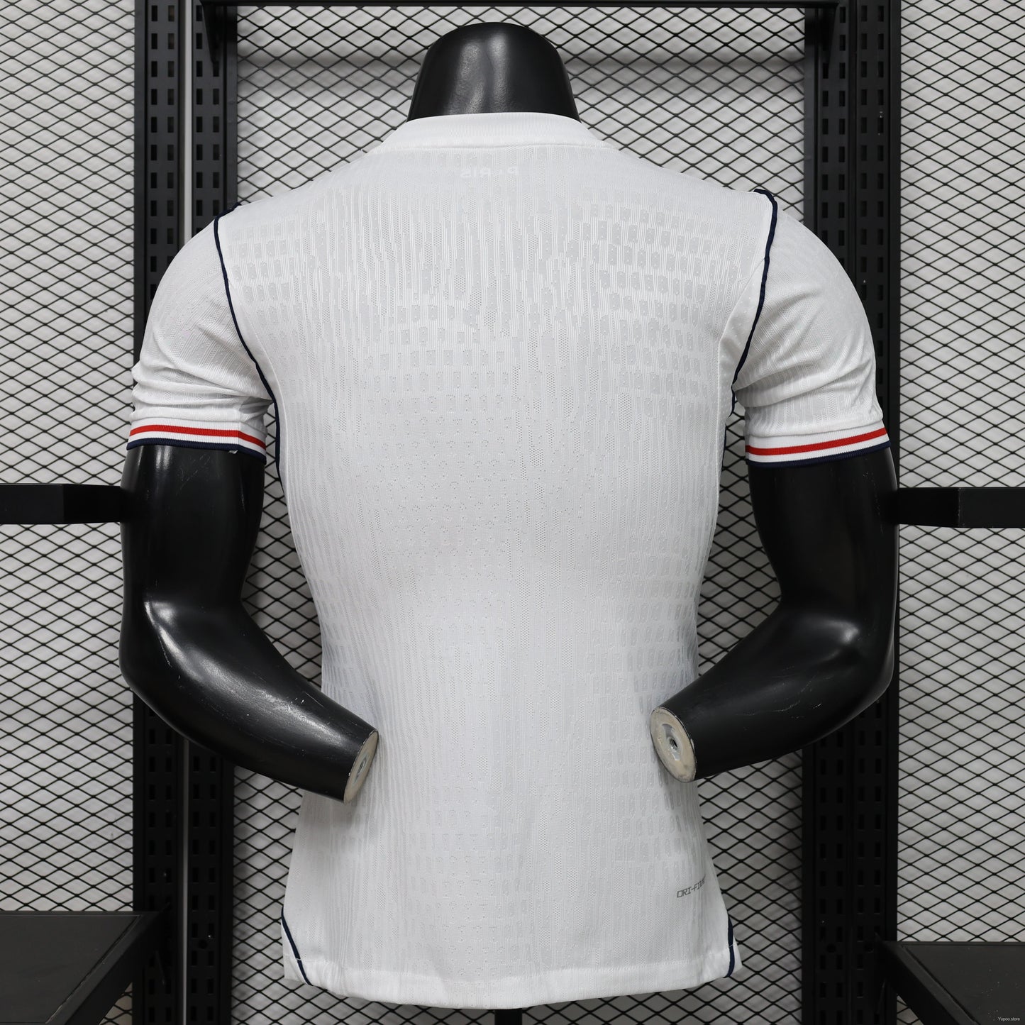 Player Version 26/27 Paris Saint-Germain Away  White & Navy/Red Stripe Special Edition Jersey