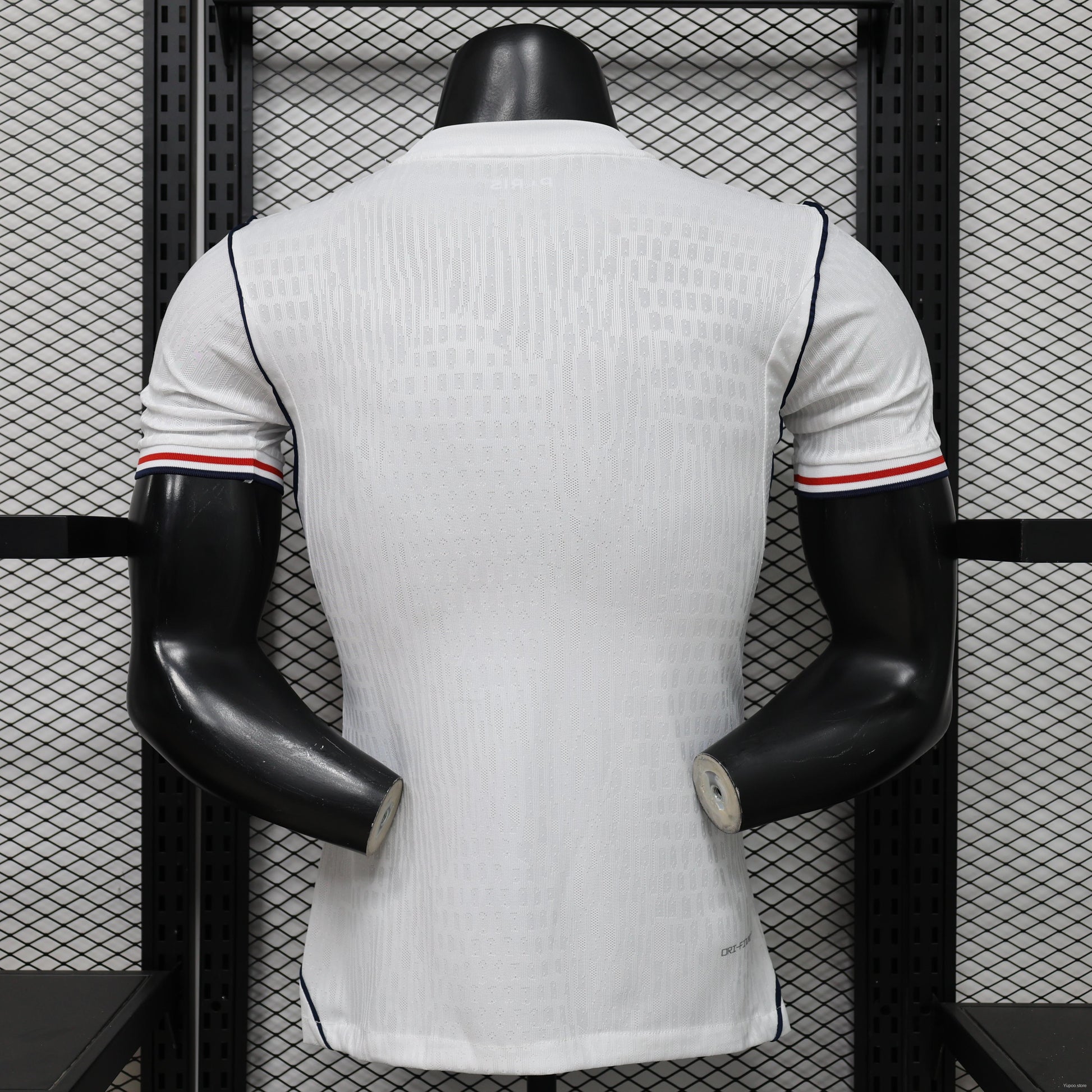 Player Version 26/27 Paris Saint-Germain Away  White & Navy/Red Stripe Special Edition Jersey