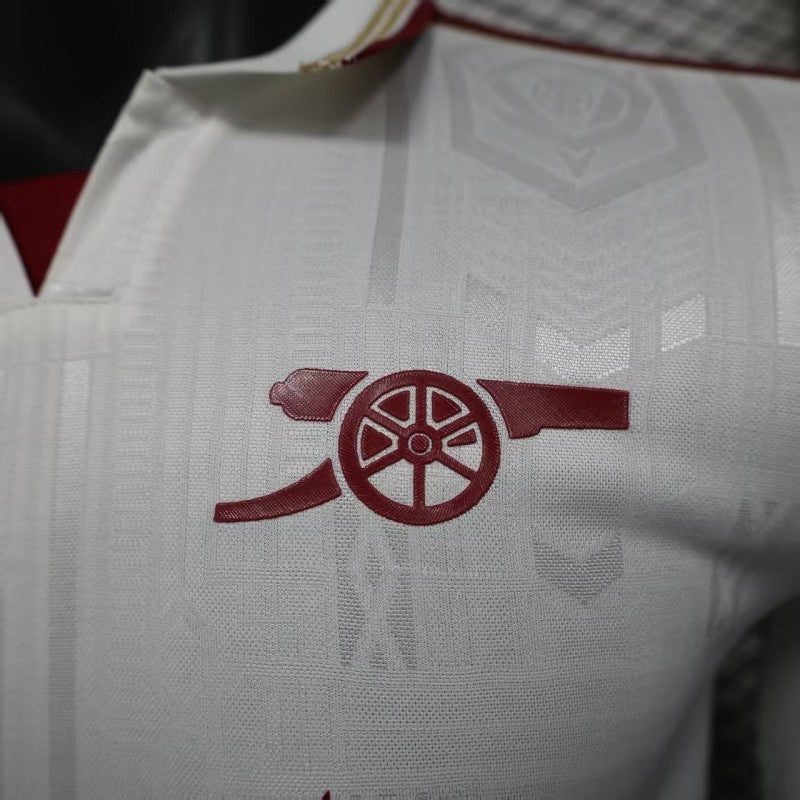 Player Version 25/26 Arsenal Third Long Sleeve White Jersey