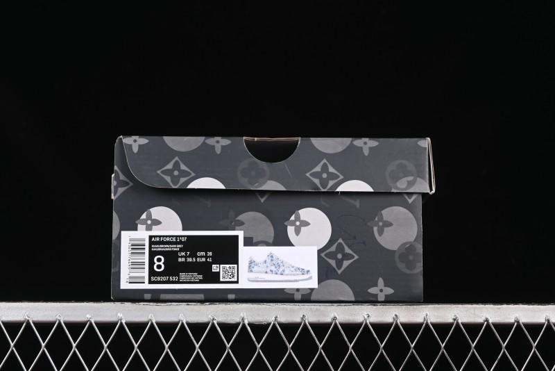 Nike Air Force 1 '07 Low LV Collaboration Blue Denim Casual Sneakers - SC9207-532