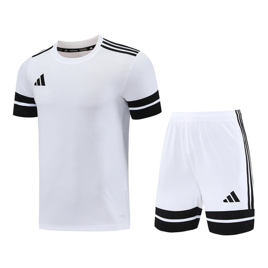 AD10 white shorts suit S-2XL