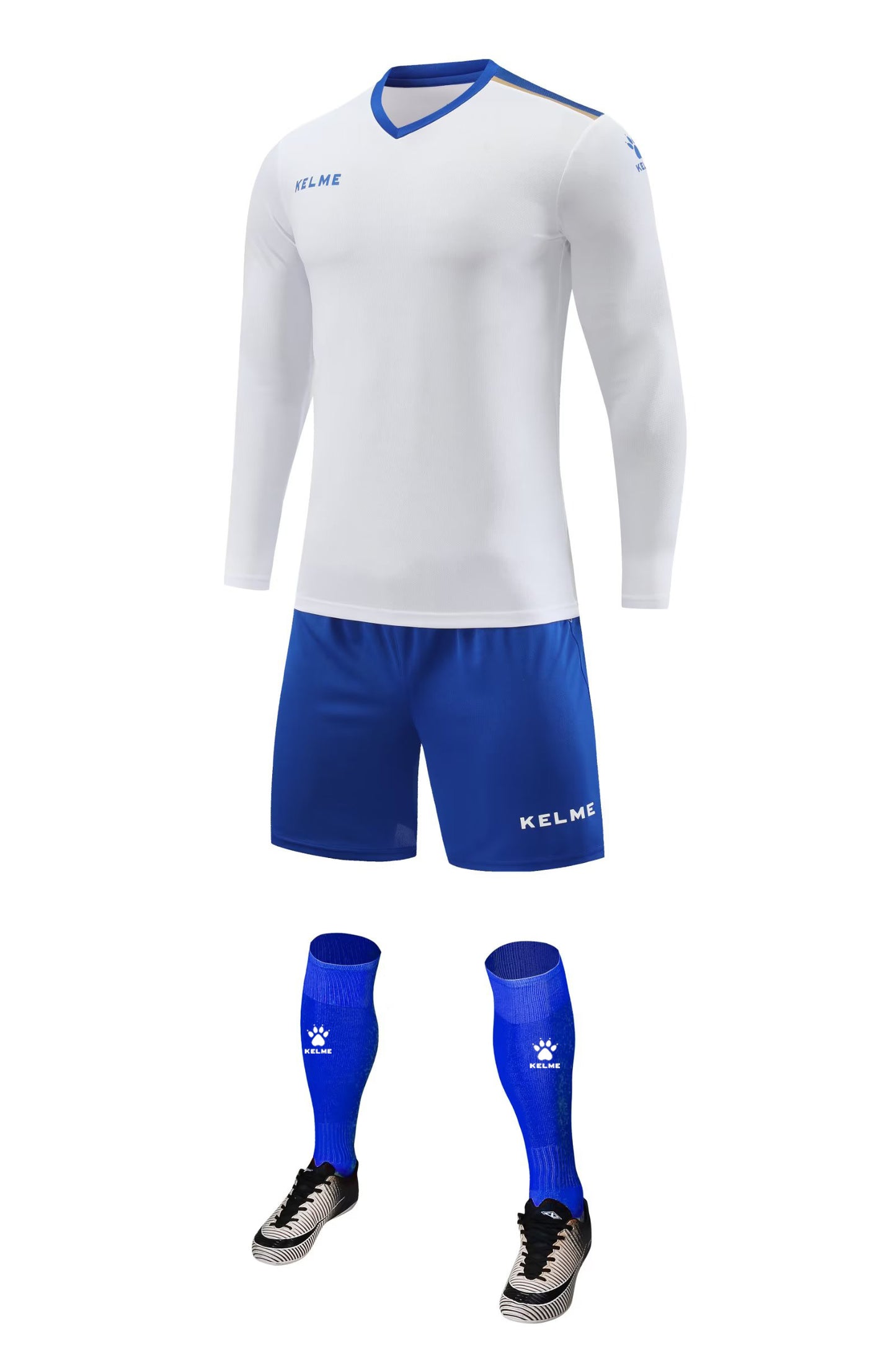 K3288 Kalmei long-sleeved football training uniform 5 colors 3XS-4XL