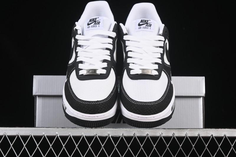 Nike Air Force 1'07 Low Custom Denim Swoosh Casual Sneakers - ZH0316-091