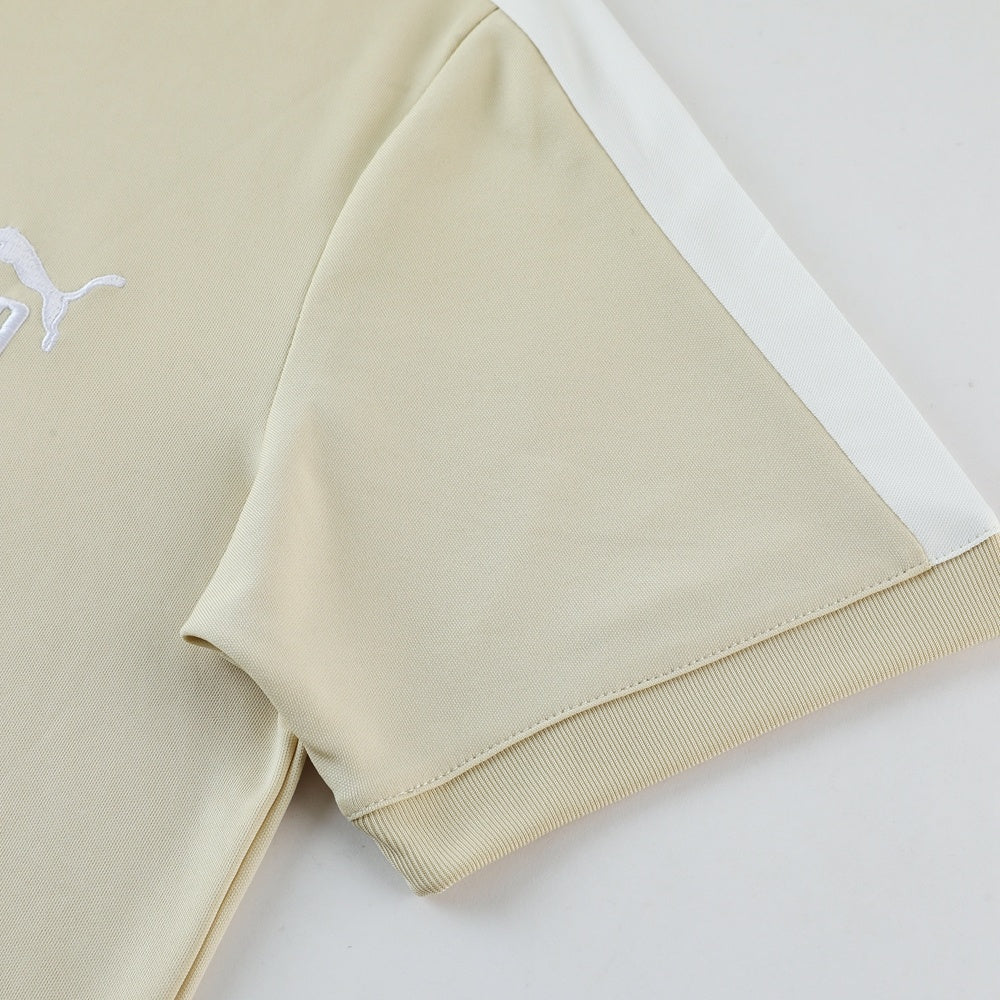 PD01 apricot shorts suit S-2XL