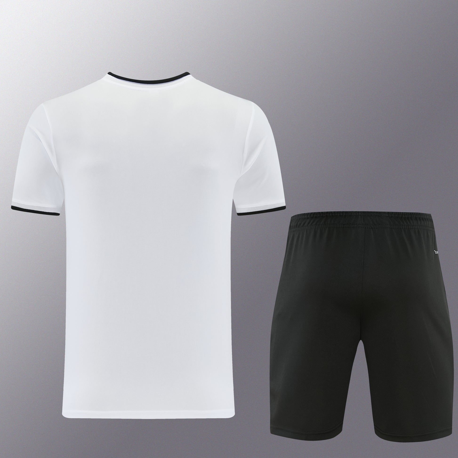 AD13 white shorts suit S-2XL