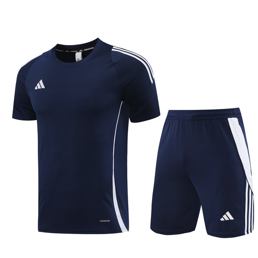 AD06 sapphire blue shorts suit S-2XL
