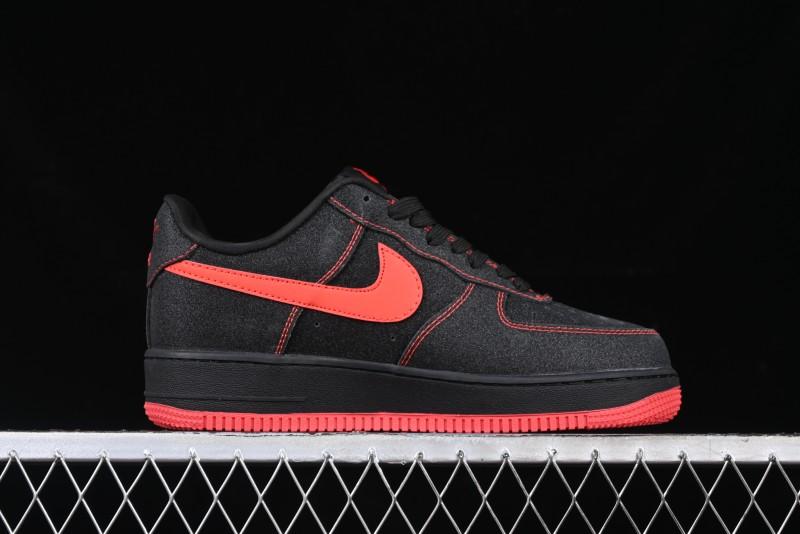 Nike Air Force 1 '07 Low Casual Sneakers in Heartbeat Orange with Full-Length Air Cushion - DF0188-015