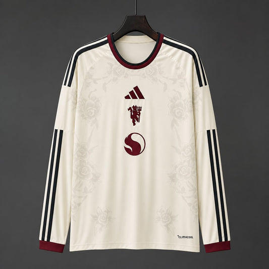 26/27 Manchester United Third Long Sleeve Cream Jersey