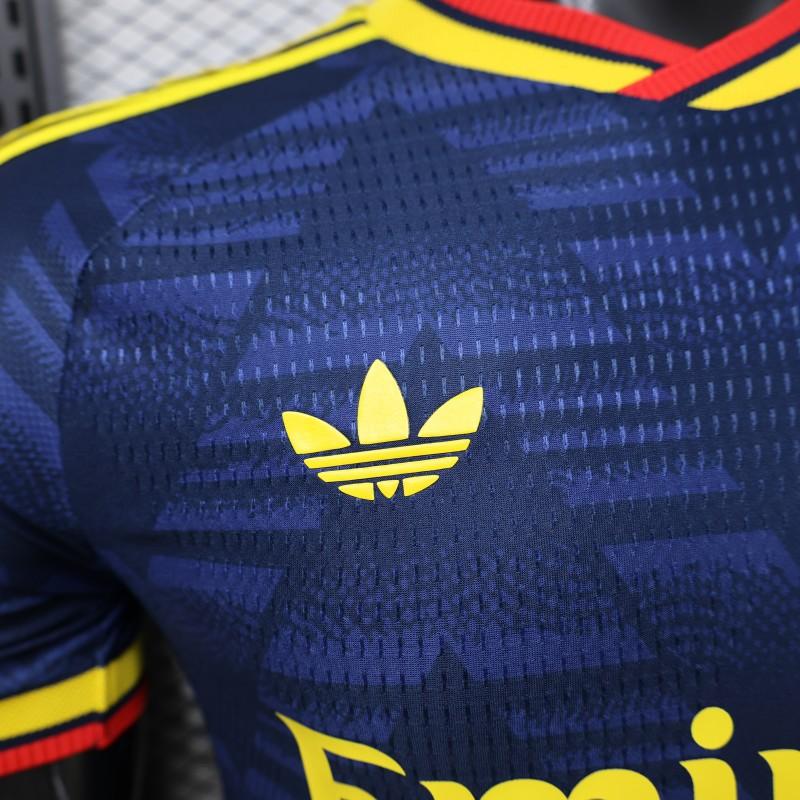 layer Version 26/27 Arsenal Navy Blue with Geometric Pattern Third Jersey
