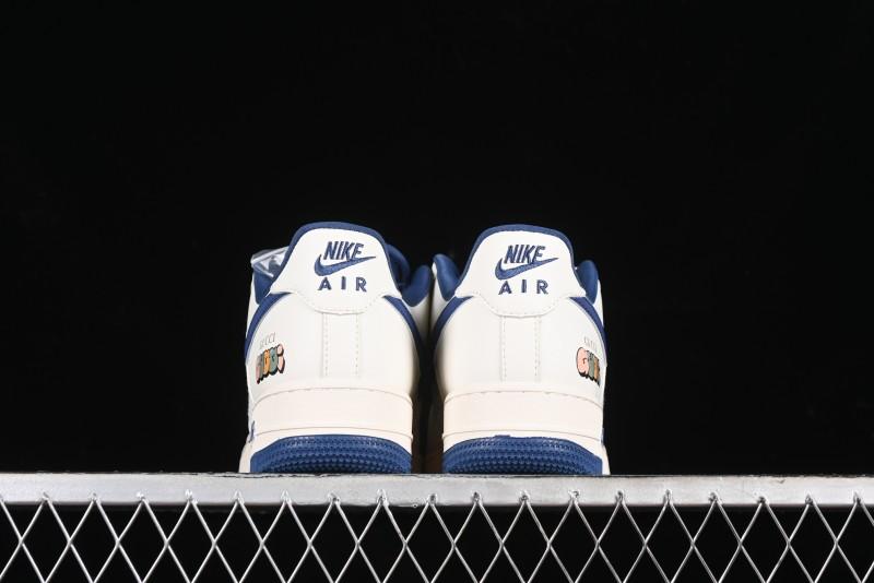 Nike Air Force 1 '07 Low Gucci Collaboration - Light Blue Linen Low-Top Casual Sneakers - XZ3398-788