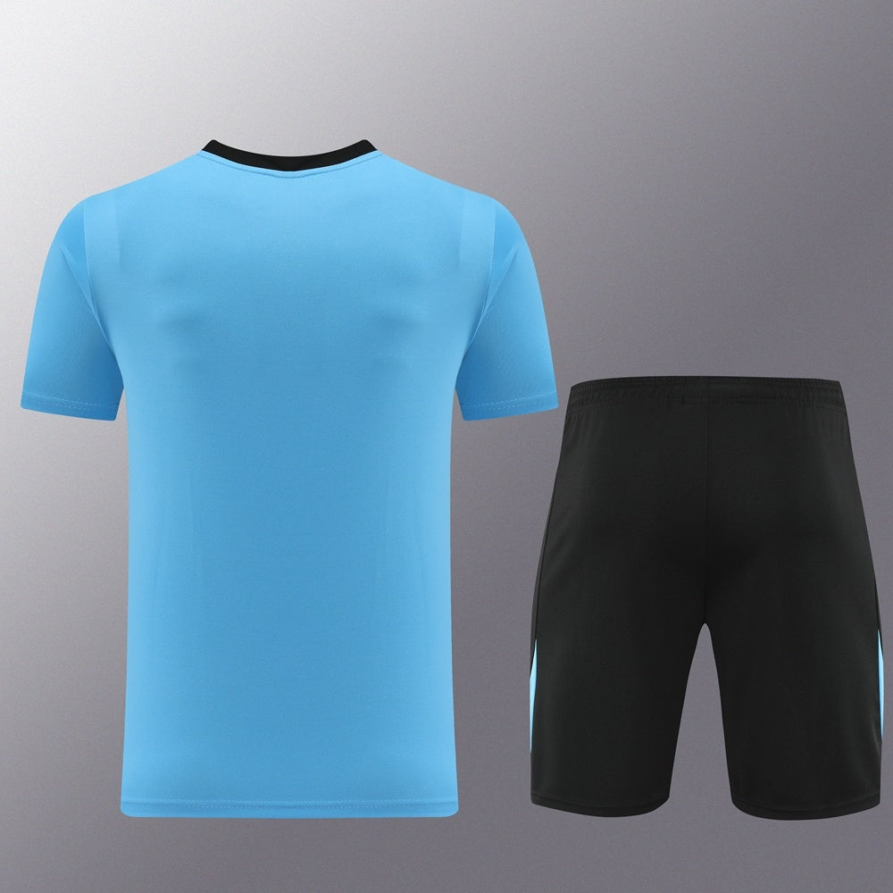 ND05 sky blue shorts suit S-2XL
