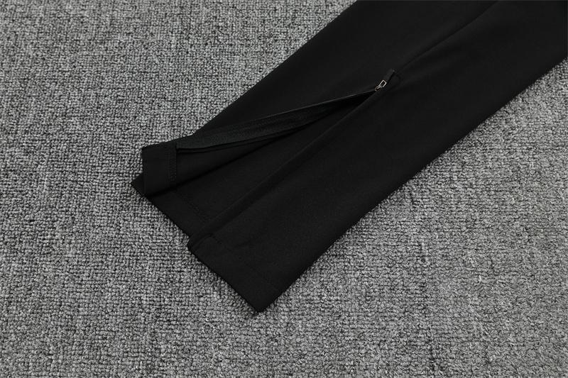 25/26 Manchester City Black Half Zipper Jacket+Long Pants