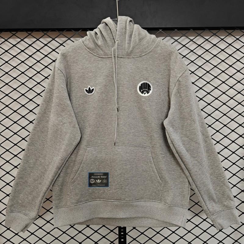 25/26 Adidas x Newcastle United Retro Embroidered Logo Hoodie 9 Colors