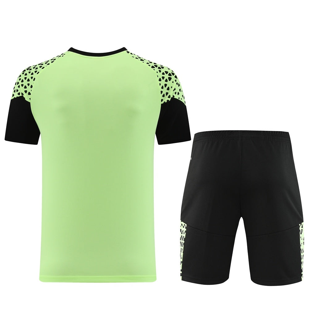 PD02 light green shorts suit S-2XL