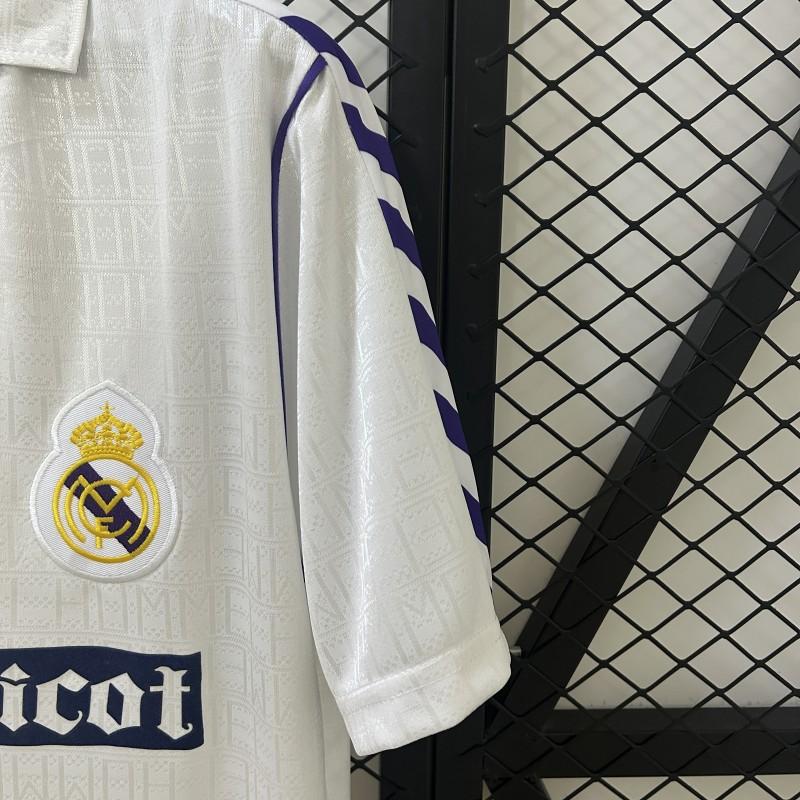 89/90 Retro Real Madrid Home Jersey