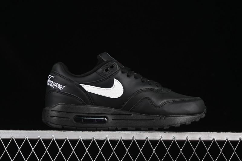 Nike Air Max 1 Retro Running Shoes with Half-Sole Air Cushion - HF8813-001