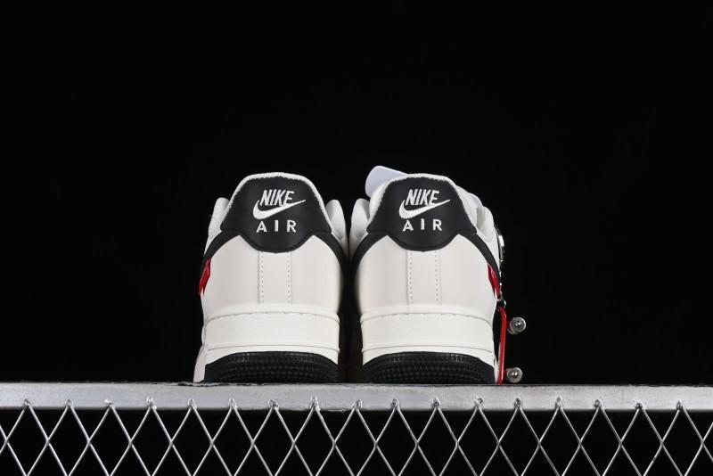 Supreme x Nike Air Force 1 '07 Low Casual Skate Shoes with Zoom Air Cushion - HD1968-009