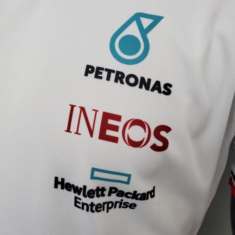 F1 Formula One Racing Suit; Mercedes White
