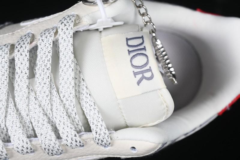 Nike Air Force 1 '07 Low Dior Collaboration - Grey Pattern Low-Top Casual Sneakers - DF0188-021