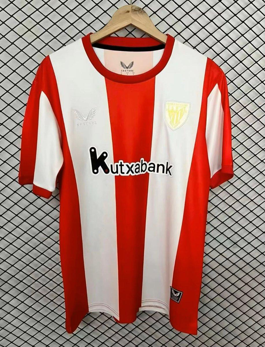 25/26 Athletic Club Bilbao Vintage Remake Home Jersey