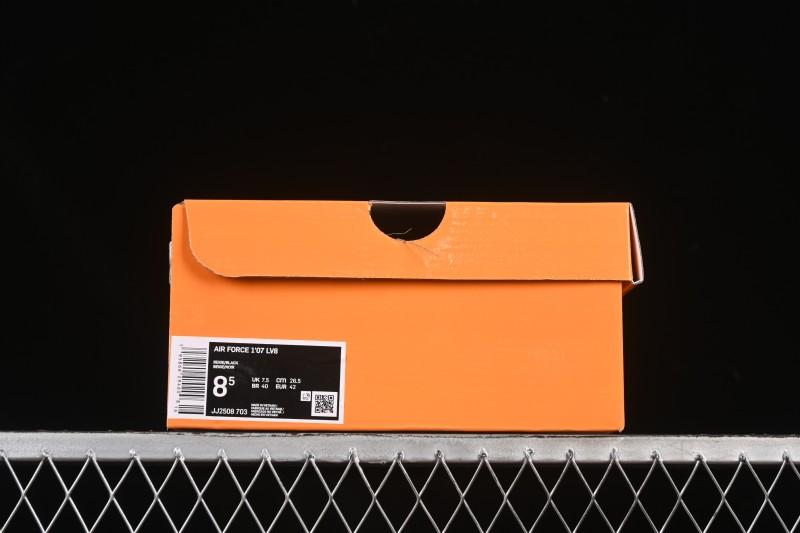 Nike Air Force 1 '07 Low LV Collaboration Black Gold Casual Sneakers - JJ2508-703