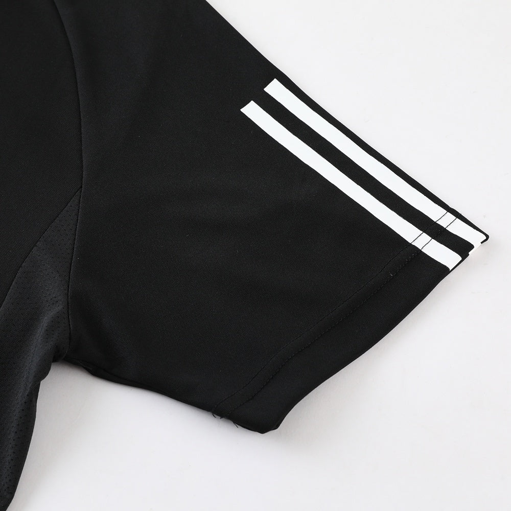 AD03 black shorts suit S-2XL