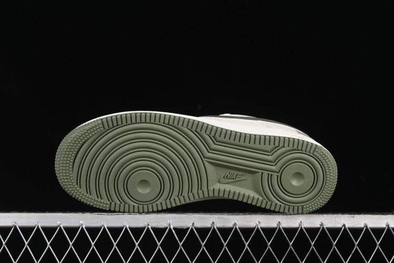 Nike Air Force 1 '07 Low QR Code Military Green Starry Sky Casual Sneakers - CU1836-966