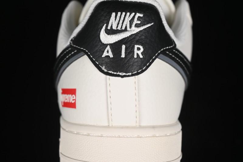 Nike Air Force 1 '07 Low Supreme Collaboration - White Black - XZ3368-001