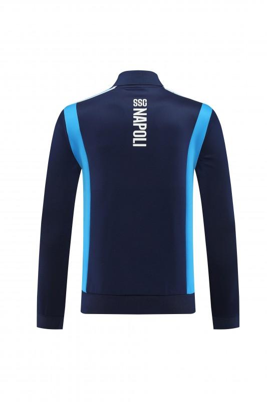25/26 SSC Napoli Navy Blue  Full zipper Jacket Tracksuit+ long pants