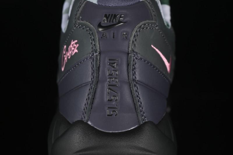 Nike Air Max 95 Retro Cushioned Running Shoes with Air-Sole Unit - FB2709-001
