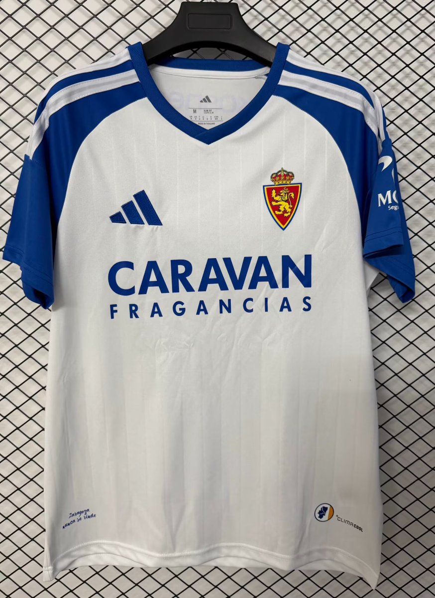 26/27 Real Zaragoza Home Jersey