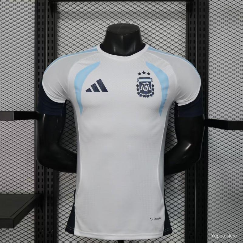 Player Version 2026 Argentina White Training Jersey