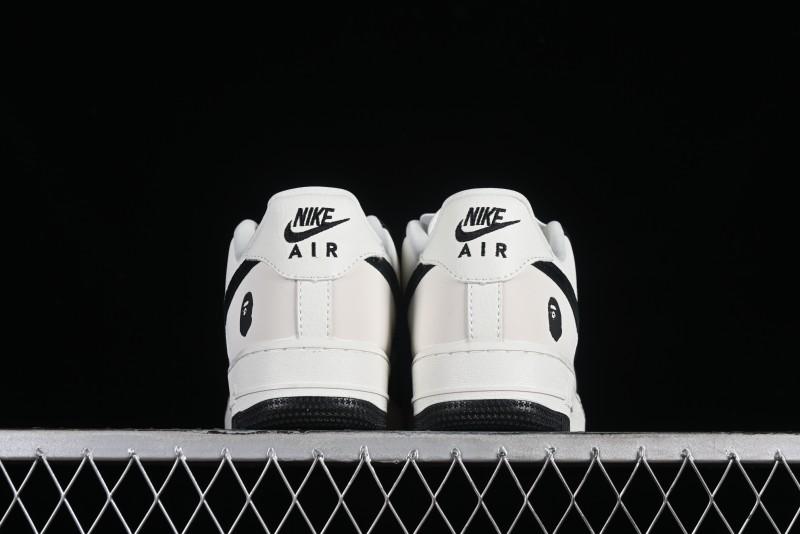 Nike Air Force 1 '07 Low BAPE Collaboration - White Black Camo Casual Sneakers - BA8806-845
