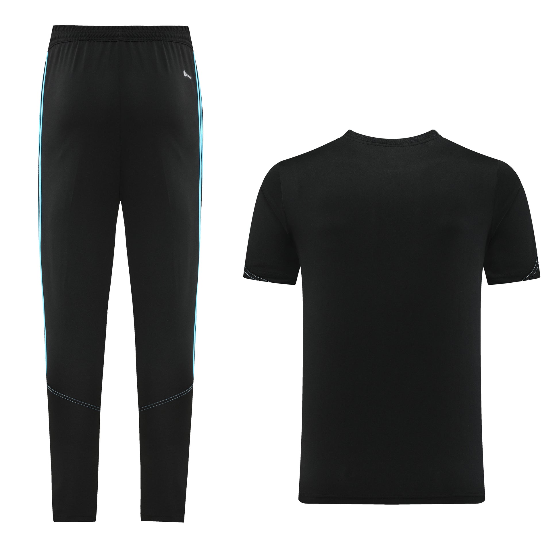AD02 black and blue trousers suit S-2XL