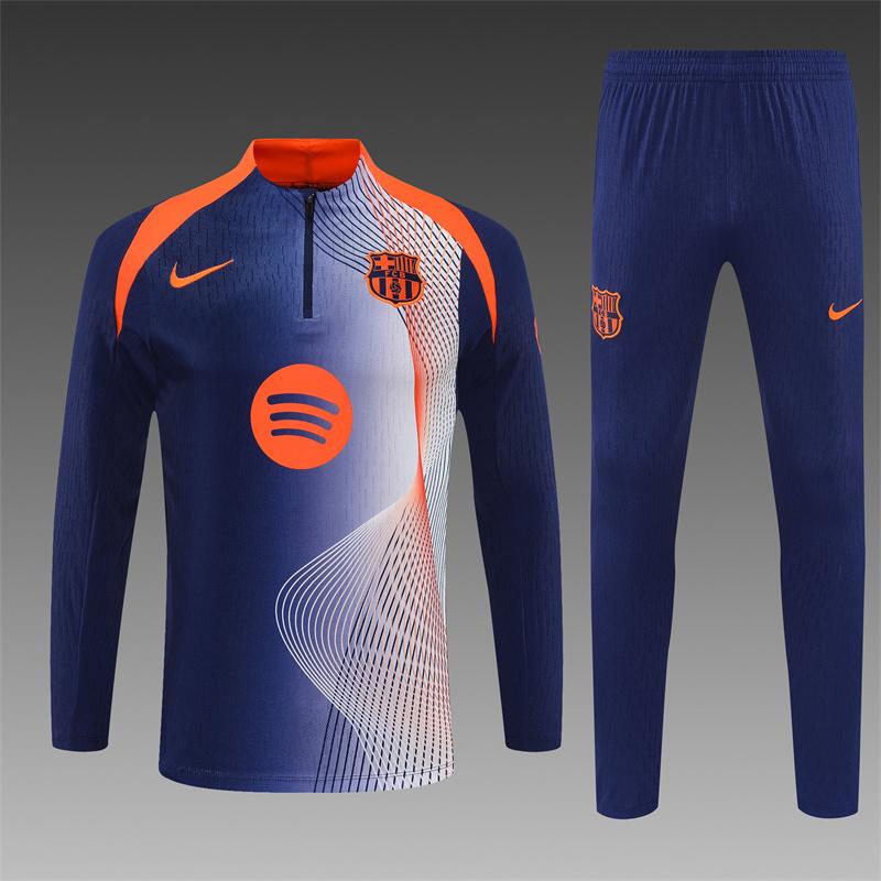 25/26 Barcelona Blue Orange Camouflage T90 Short Sleeve Jersey+Shorts