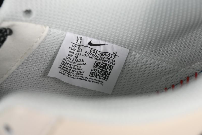 Nike Air Force 1 '07 Low Just Do It Gray Blue Denim Casual Sneakers - CS5288-012