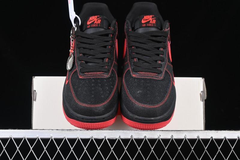 Nike Air Force 1 '07 Low Casual Sneakers in Heartbeat Orange with Full-Length Air Cushion - DF0188-015