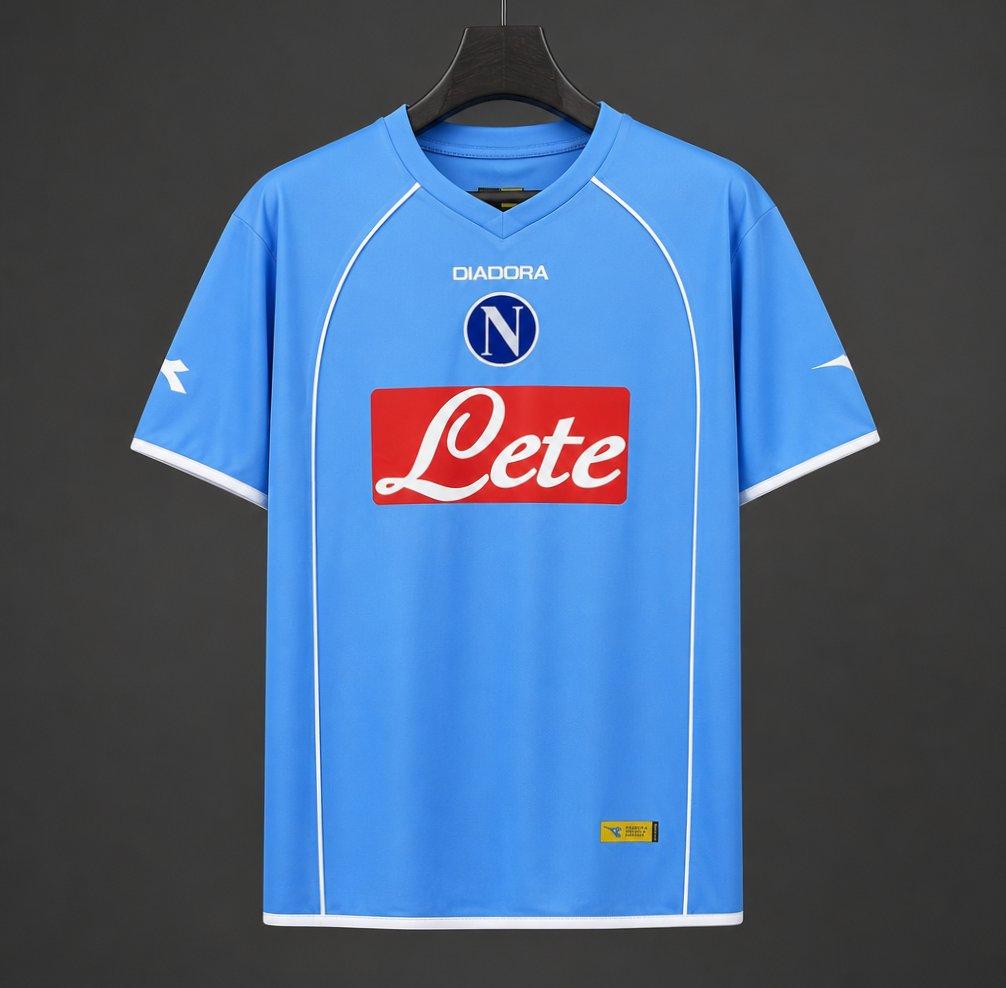 Retro 06/07 Napoli Home Sky Blue Jersey