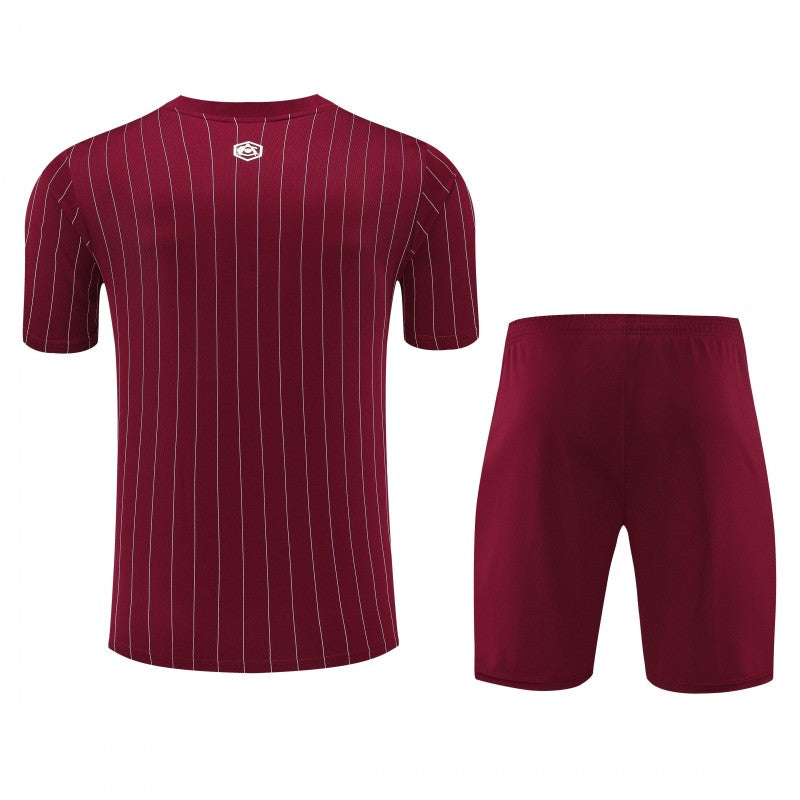 25/26 Arsenal Adidas Original Wine Short Sleeve Jersey+Shorts