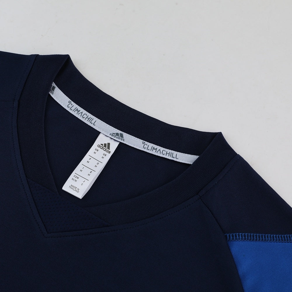AD03 sapphire blue shorts suit S-2XL
