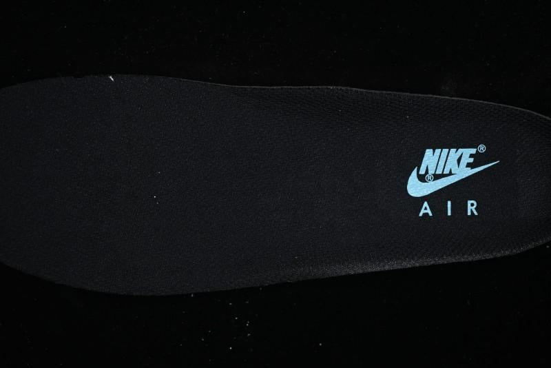 Nike Air Force 1 '07 Low Stussy Collaboration - Black Tiffany Low-Top Casual Sneakers - KK1988-030