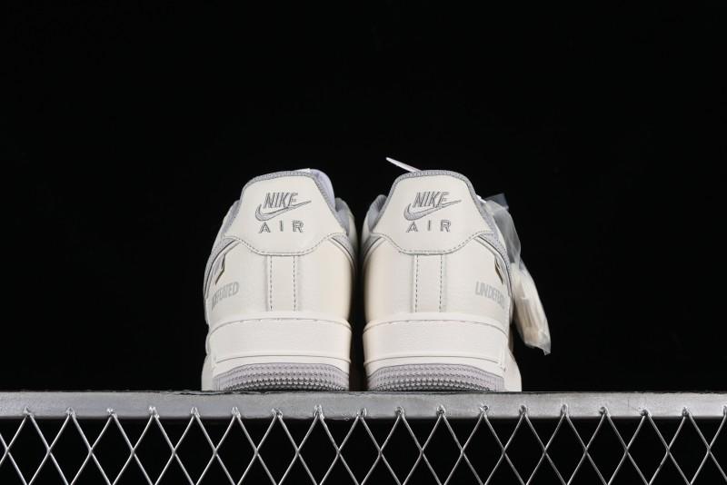 Nike Undefeated Air Force 1'07 Low Casual Sneakers in Beige Hemp with Reflective Details - UT2023-203