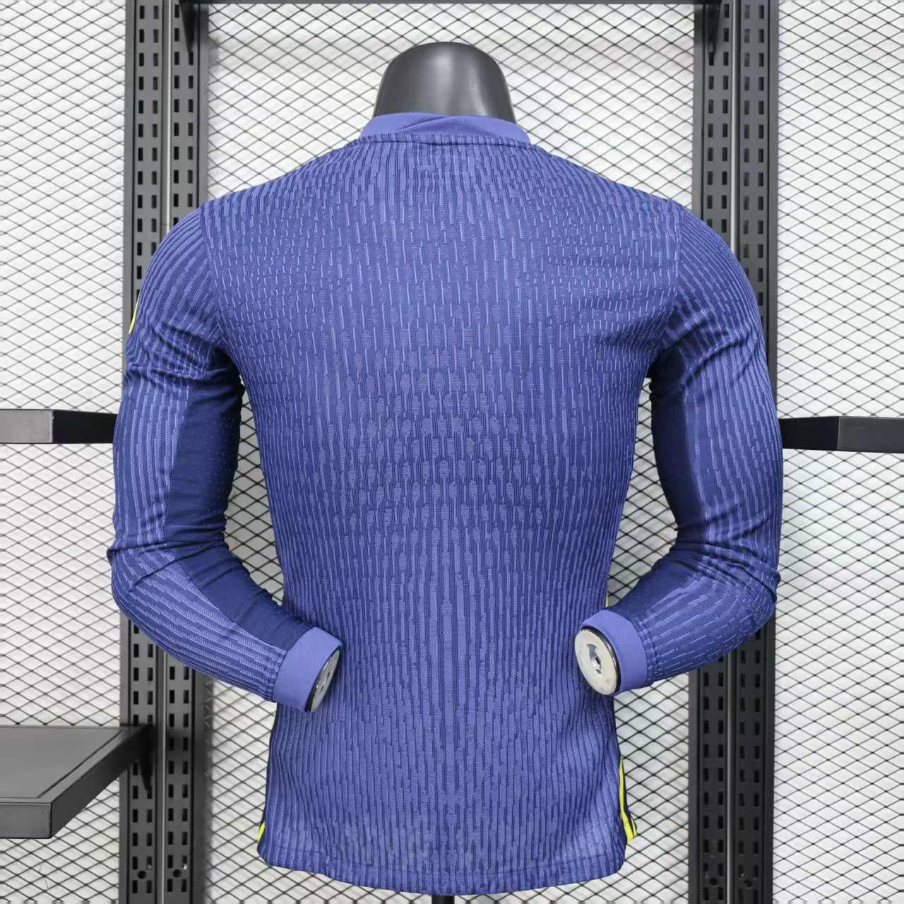 Player Version 25/26 Atletico Madrid Away Blue Long Sleeve Jersey