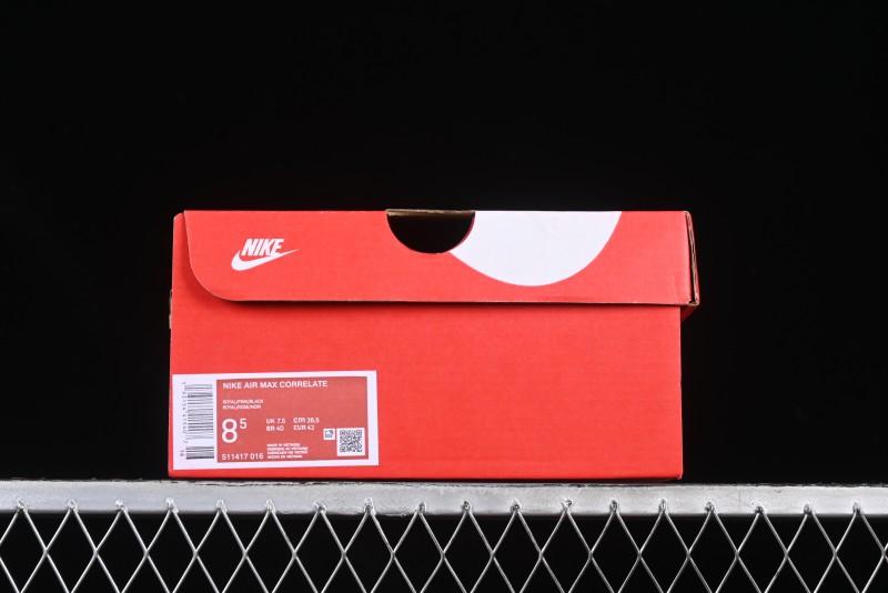 Nike Air Max Correlate Retro Running Shoes with Air Cushion - 511417-016