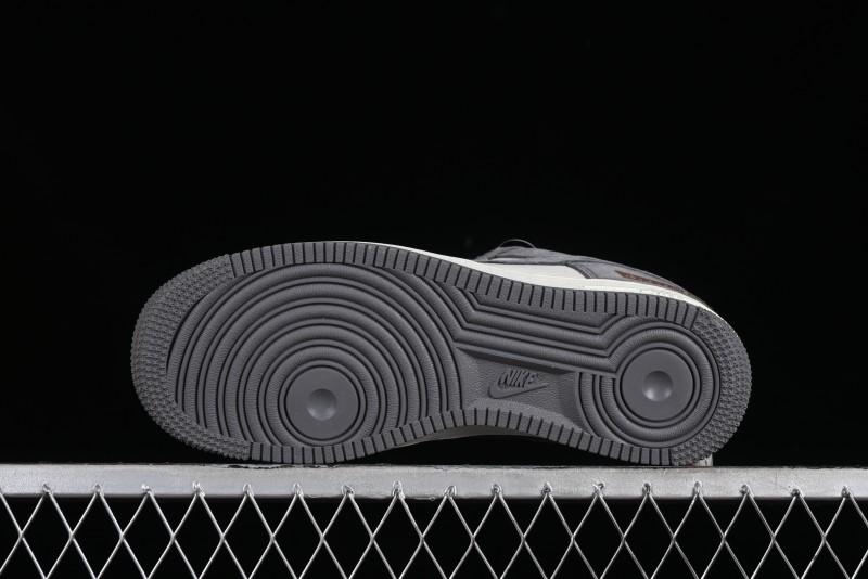 Nike Air Force 1 '07 Low LV Collaboration - Beige Grey Pigskin Casual Sneakers - HD1968-011