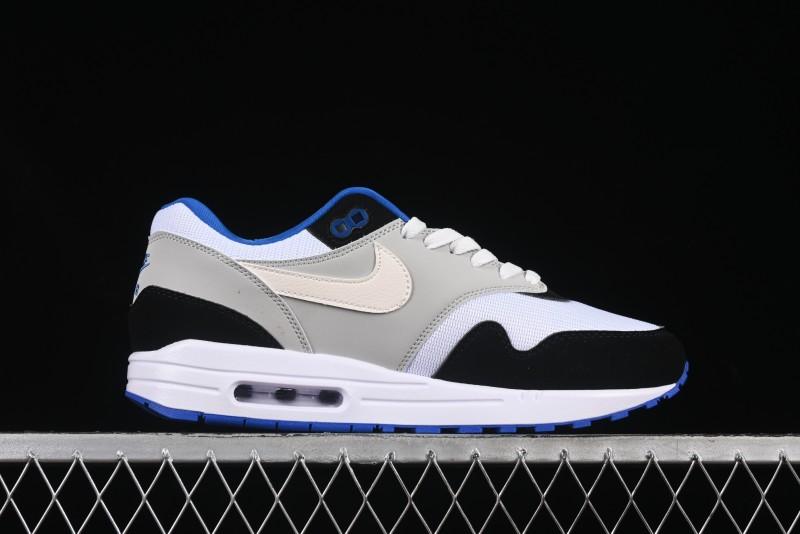 Nike Air Max 1 Retro Running Shoes with Half-Sole Air Cushion - 875855-001
