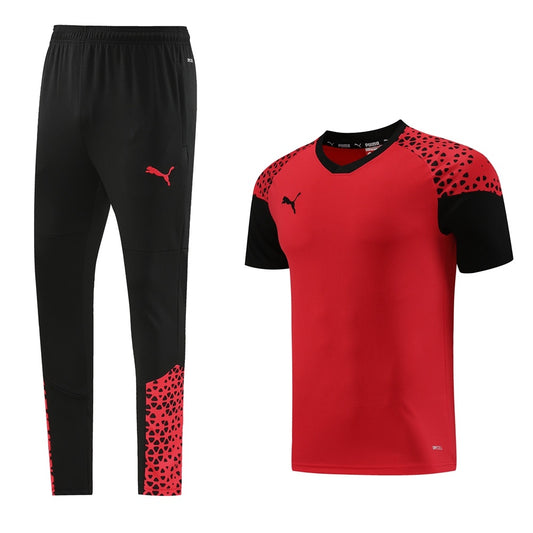 PD02 red trousers suit S-2XL