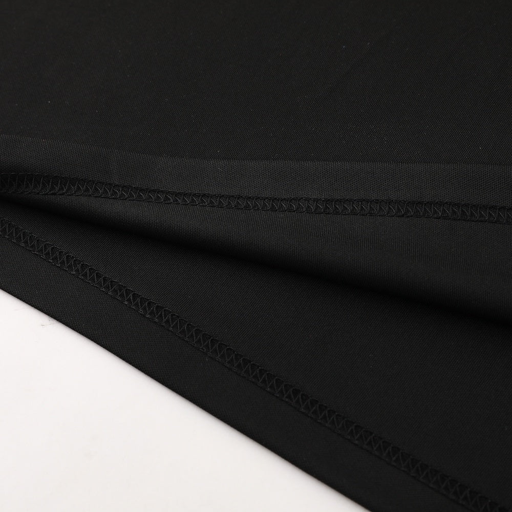 PD02 black shorts suit S-2XL