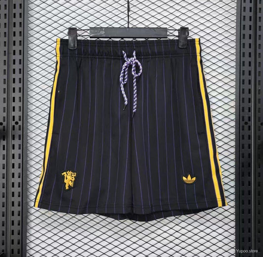 Player Version 25/26 Manchester United Black Adidas Original Shorts