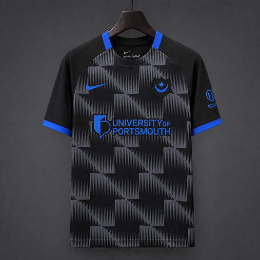 26/27 Portsmouth Third Black Jersey